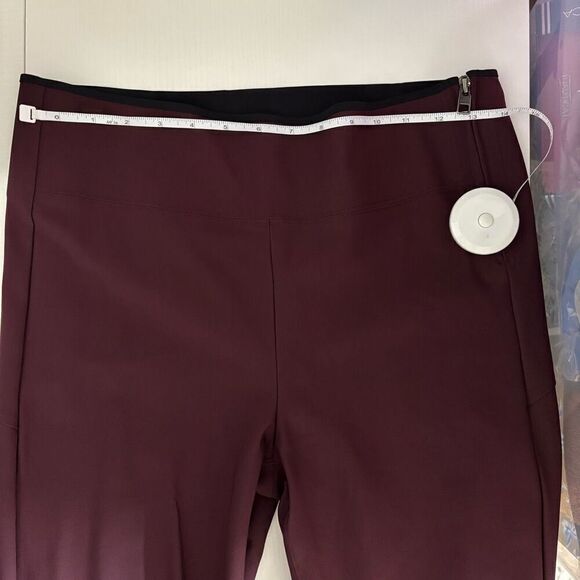Athleta Interstellar Tight Leggings High Rise Antique Burgundy Size 8 - Picture 13 of 16